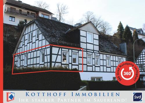 Foto - Singlewohnung in Oberkirchen! - 270,00 EUR Kaltmiete, ca.  38,00 m²