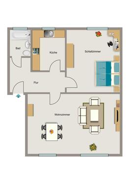 Foto - 2.5 Zimmer Etagenwohnung zur Miete in Marl