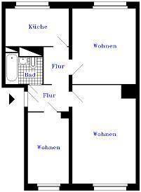 Foto - 3 Zimmer Etagenwohnung in Prenzlau