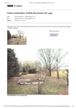 Foto - Luga bei Neschwitz , 474 qm , einst Gartenland