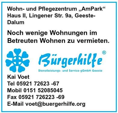 Foto - Freie Wohnungen im Betreuten Wohnen