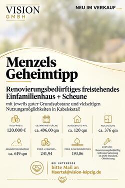 Foto - Renovierungsbedürftiges Einfamilienhaus + Nebengebäude