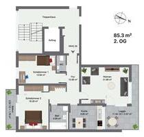 Modernisierte 3-Zimmer Wohnung in Germering 85.3m