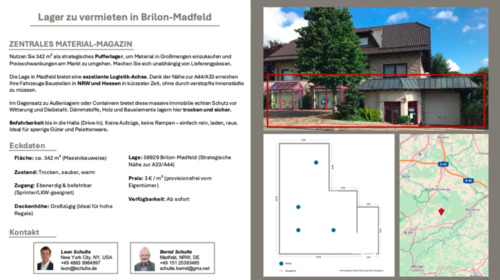 Foto - 340 m² trockenes Lager in Madfeld