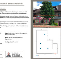 340 m² trockenes Lager in Madfeld - Brilon