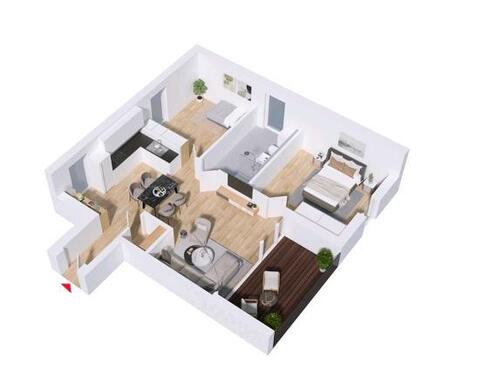 Foto - 3-Zimmer-Wohnung Landau - 850,00&nbsp;EUR Kaltmiete, ca.&nbsp; 75,00&nbsp;m&sup2;