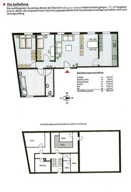 Foto - Wohnung zu Vermieten - 740,00&nbsp;EUR Kaltmiete, ca.&nbsp; 86,00&nbsp;m&sup2;