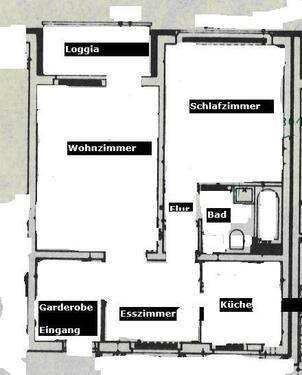 Foto - 2-Z.Wohnung 55,58 m2, Osnabrück-Haste