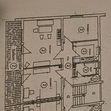 Foto - 3 Zimmer Wohnung mit Keller ,Garage und Balkon