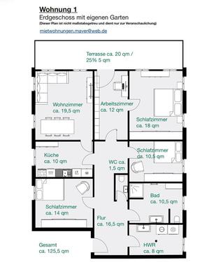 Foto - 4.5 Zimmer Erdgeschoßwohnung zur Miete in Unterwössen