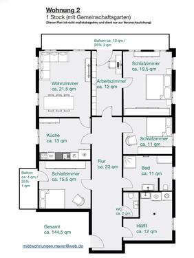 Foto - 4.5 Zimmer Etagenwohnung zur Miete in Unterwössen
