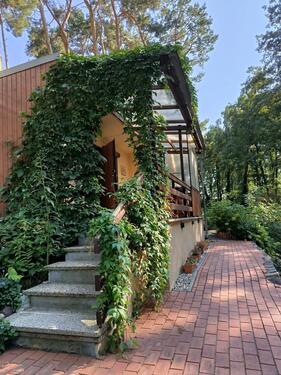 Foto - Wochenendhaus Bungalowhaus Bungalow mit Seeblick und Steg