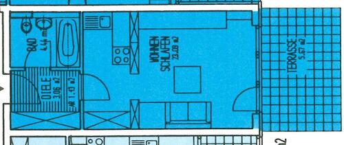 Foto - 1 Zimmer Etagenwohnung zur Miete in Jena