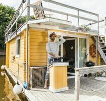 Jetzt Dezember Hausboot mieten chartern Boot angeln - Berlin Treptow-Köpenick