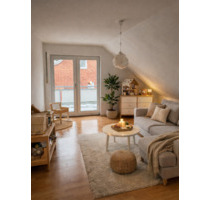 Gemütliche 2-Zimmer-Dachgeschosswohnung mit Balkon in Uslar