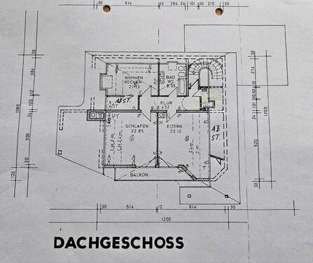 Foto - 87 qm Wohnung - 2 Zimmer + Wohnküche, S-Bahn