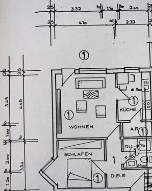 Foto - Wohnung, Innenstadt, ca. 54 Quadratmeter