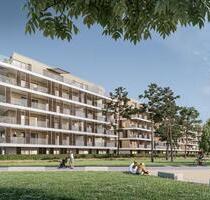 * Erstbezug am bayr. Bahnhof * großer Süd-Balkon & Stellplatz * KfW 40 Neubau - Leipzig Mitte