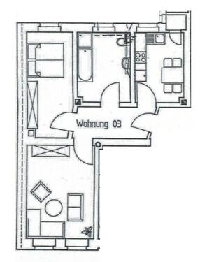 Foto - 2 Zimmer Etagenwohnung in Chemnitz