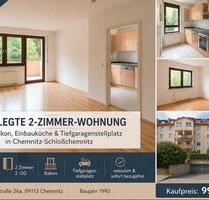 gepflegte 2-Zi.-WHG m. Balkon & TG in Chemnitz-Schloßchemnitz - Nürnberg Eibach