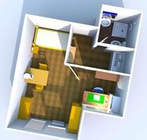 Schöne Einzimmer Wohnung im Regensburger Kasernenviertel