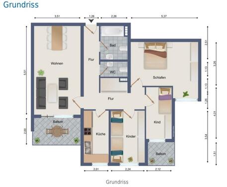 Foto - 4 Zimmer Etagenwohnung in Herford