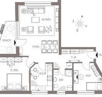 Gemütliche Dachgeschoss Wohnung 3 Zimmerwohnung + Küche - Dorsten Altstadt