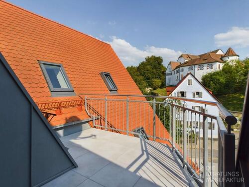 Foto - Moderne 3-Zimmer Dachgeschosswohnung direkt am Schloss