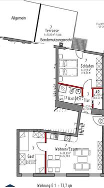 Foto - 3 Zimmer Erdgeschoßwohnung zum Kaufen in Leiwen