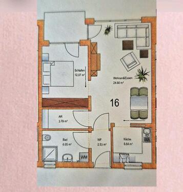 Foto - 2 Zimmer Wohnung 56qm in 84144 Geisenhausen