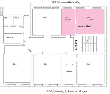 Foto - Teilbereich einer Gewerbeeinheit am Hansering zu vermieten