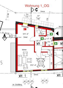Foto - 4 Zimmer Erdgeschoßwohnung in Gemünden (Felda)