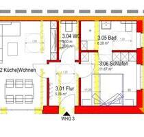 Moderne 2-Zimmer-Wohnung in Hochmoor – KfW 55 EE - Gescher