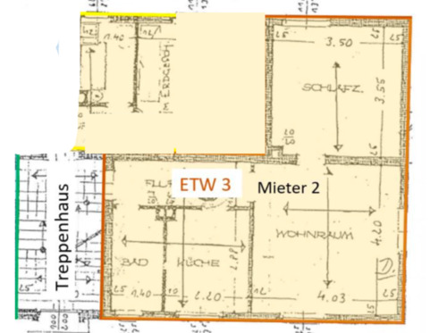 Foto - 3 Zimmer Erdgeschoßwohnung zur Miete in Hamm