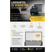Lagerfläche, Stellplätze, Gewerbefläche 112m2 ab 01.05.26 - Elztal