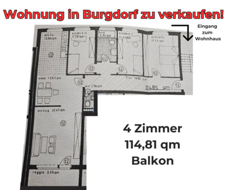 Foto - TOP 4-Zimmer ETW im EG - 363.000,00&nbsp;EUR Kaufpreis, ca.&nbsp; 114,81&nbsp;m&sup2;