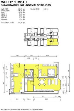 Foto - 3 Zimmer Etagenwohnung zur Miete in Dresden