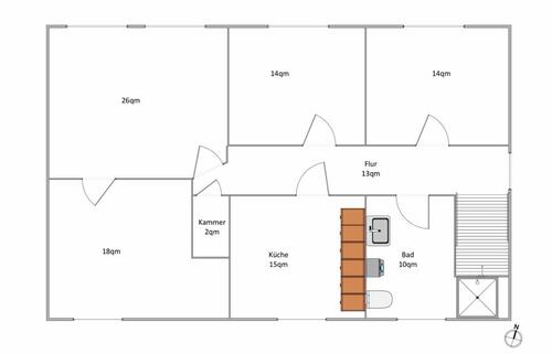 Foto - 110qm 4-Raum-Wohnung in Rehna - Erstbezug nach Kernsanierung