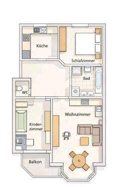 Foto - 3 Zimmer Etagenwohnung zum Kaufen in Stuttgart
