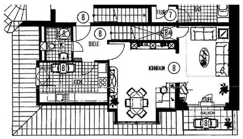 Foto - 3 Zimmer Maisonettenwohnung zur Miete in Leipzig