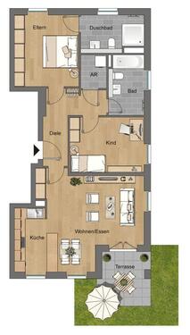 Foto - 3 Zimmer Etagenwohnung zur Miete in Wetzlar