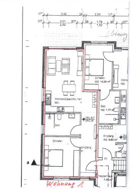 Foto - 2 Zimmer Wohnung - 800,00&nbsp;EUR Kaltmiete, ca.&nbsp; 75,00&nbsp;m&sup2;
