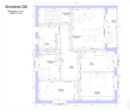 Foto - Etagenwohnung in Büchlberg zur Miete