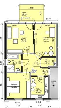 Foto - 3 Zimmer Erdgeschoßwohnung zum Kaufen in Vechta