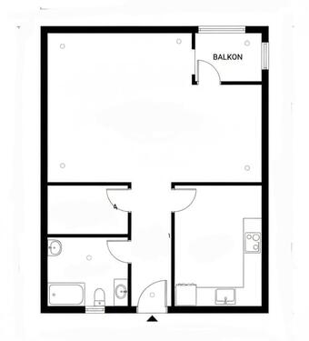 Foto - 1-Zimmer-Wohnung zur langfristigen Untermiete