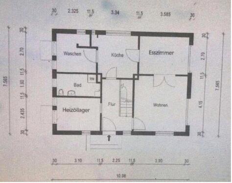 Foto - 1 Zimmer Erdgeschoßwohnung zur Miete in Bredstedt