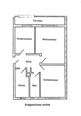 Foto - Provisionsfrei drei Zimmerwohnung mit Garten köln Wein,heide