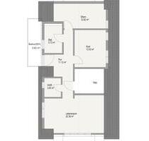 Dachgeschosswohnung in Haslach - 930,00&nbsp;EUR Kaltmiete, ca.&nbsp; 73,00&nbsp;m&sup2; in Haslach im Kinzigtal (PLZ: 77716)