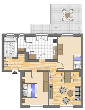 Foto - 3 Zimmer Erdgeschoßwohnung zur Miete in Dortmund
