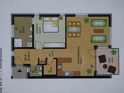 Foto - 2 Zimmer Etagenwohnung zur Miete in Meschede